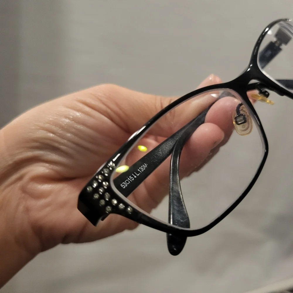 BCBG Black glasses with Swarovski rhinestones